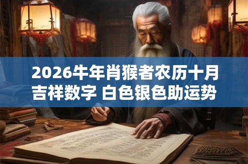 2026牛年肖猴者农历十月吉祥数字 白色银色助运势提升
