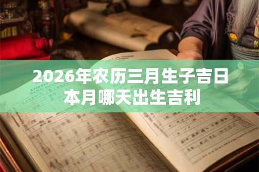 2026年农历三月生子吉日 本月哪天出生吉利 2026年农历三月生子吉日 本月哪天出生吉利