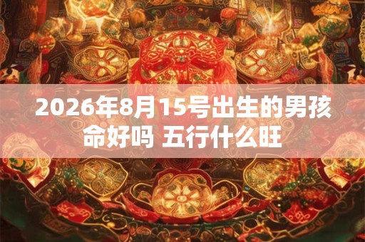 2026年8月15号出生的男孩命好吗 五行什么旺