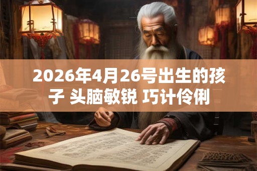 2026年4月26号出生的孩子 头脑敏锐 巧计伶俐 2026年4月26号出生的孩子 头脑敏锐 巧计伶俐