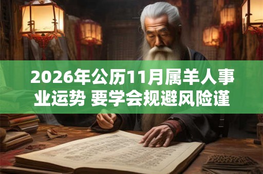 2026年公历11月属羊人事业运势 要学会规避风险谨慎行事 2026年公历11月属羊人事业运势 要学会规避风险谨慎行事