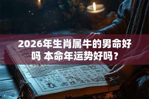 2026年生肖属牛的男命好吗 本命年运势好吗? 2026年生肖属牛的男命好吗 本命年运势好吗?