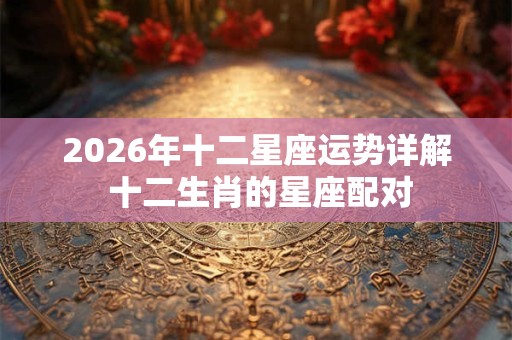 2026年十二星座运势详解 十二生肖的星座配对 2026年十二星座运势详解 十二生肖的星座配对