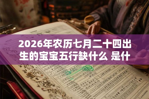 2026年农历七月二十四出生的宝宝五行缺什么 是什么命 2026年农历七月二十四出生的宝宝五行缺什么 是什么命