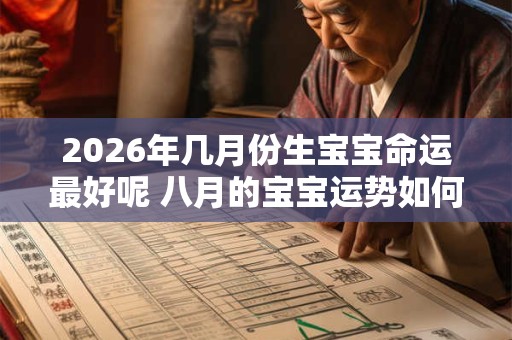2026年几月份生宝宝命运最好呢 八月的宝宝运势如何 2026年几月份生宝宝命运最好呢 八月的宝宝运势如何
