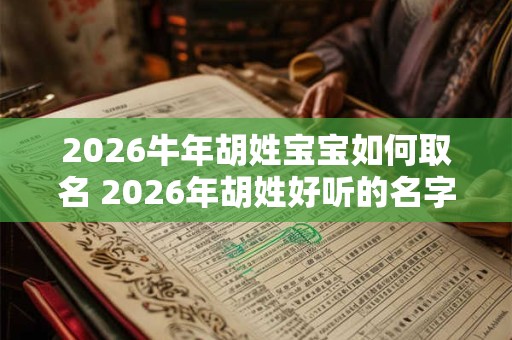2026牛年胡姓宝宝如何取名 2026年胡姓好听的名字案例 2026牛年胡姓宝宝如何取名 2026年胡姓好听的名字案例