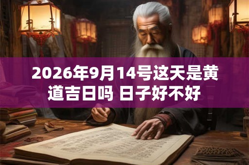 2026年9月14号这天是黄道吉日吗 日子好不好