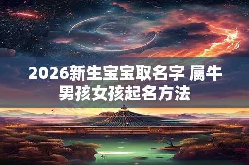 2026新生宝宝取名字 属牛男孩女孩起名方法 2026新生宝宝取名字 属牛男孩女孩起名方法