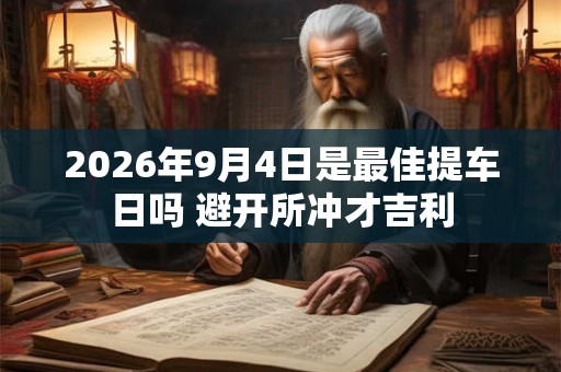 2026年9月4日是最佳提车日吗 避开所冲才吉利 2026年9月4日是最佳提车日吗 避开所冲才吉利