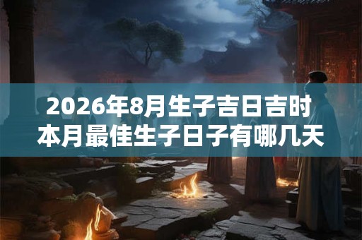 2026年8月生子吉日吉时 本月最佳生子日子有哪几天 2026年8月生子吉日吉时 本月最佳生子日子有哪几天