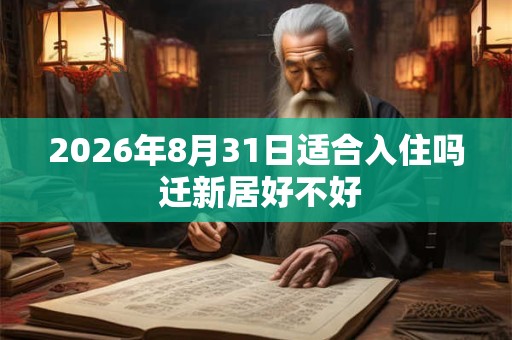 2026年8月31日适合入住吗 迁新居好不好 2026年8月31日适合入住吗 迁新居好不好