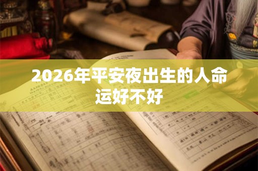 2026年平安夜出生的人命运好不好 2026年平安夜出生的人命运好不好