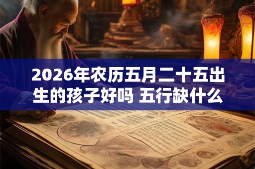 2026年农历五月二十五出生的孩子好吗 五行缺什么 2026年农历五月二十五出生的孩子好吗 五行缺什么