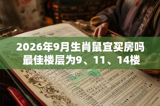 2026年9月生肖鼠宜买房吗 最佳楼层为9、11、14楼