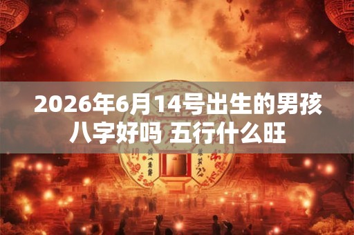 2026年6月14号出生的男孩八字好吗 五行什么旺 2026年6月14号出生的男孩八字好吗 五行什么旺