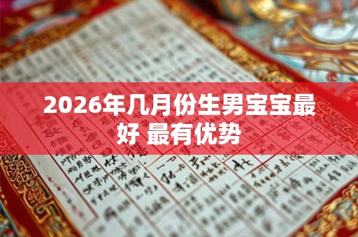 2026年几月份生男宝宝最好 最有优势 2026年几月份生男宝宝最好 最有优势