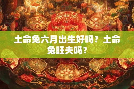土命兔六月出生好吗？土命兔旺夫吗？
