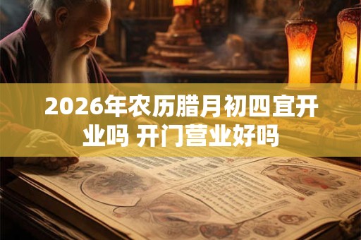 2026年农历腊月初四宜开业吗 开门营业好吗 2026年农历腊月初四宜开业吗 开门营业好吗