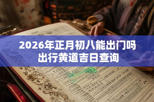 2026年正月初八能出门吗 出行黄道吉日查询 2026年正月初八能出门吗 出行黄道吉日查询