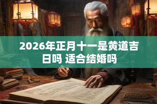 2026年正月十一是黄道吉日吗 适合结婚吗 2026年正月十一是黄道吉日吗 适合结婚吗