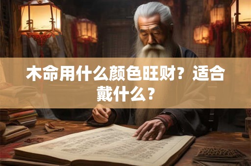 木命用什么颜色旺财?适合戴什么? 木命用什么颜色旺财?适合戴什么?