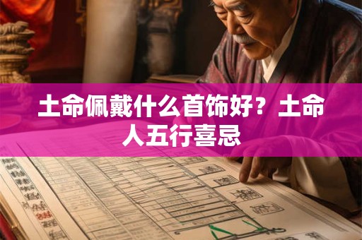 土命佩戴什么首饰好?土命人五行喜忌 土命佩戴什么首饰好?土命人五行喜忌