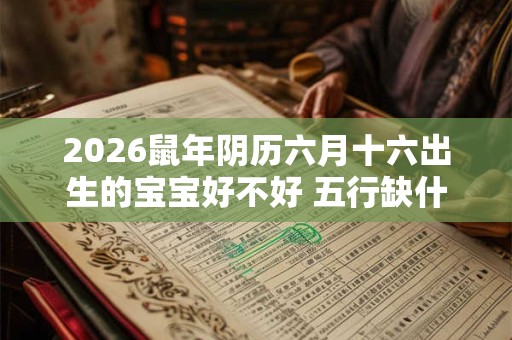 2026鼠年阴历六月十六出生的宝宝好不好 五行缺什么