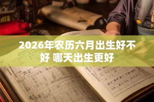 2026年农历六月出生好不好 哪天出生更好