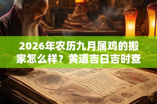 2026年农历九月属鸡的搬家怎么样?黄道吉日吉时查询一览表 2026年农历九月属鸡的搬家怎么样?黄道吉日吉时查询一览表