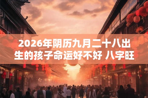 2026年阴历九月二十八出生的孩子命运好不好 八字旺吗 2026年阴历九月二十八出生的孩子命运好不好 八字旺吗