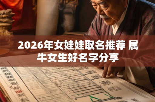 2026年女娃娃取名推荐 属牛女生好名字分享 2026年女娃娃取名推荐 属牛女生好名字分享