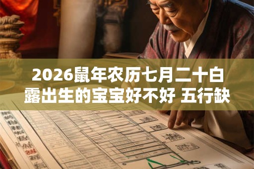 2026鼠年农历七月二十白露出生的宝宝好不好 五行缺什么 2026鼠年农历七月二十白露出生的宝宝好不好 五行缺什么