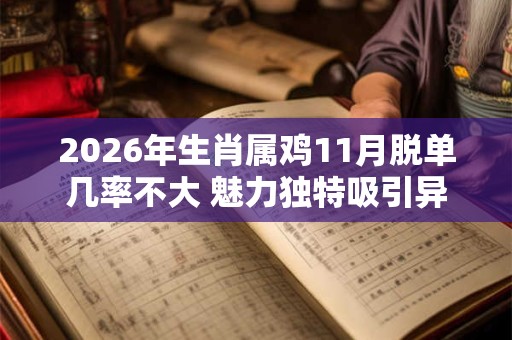 2026年生肖属鸡11月脱单几率不大 魅力独特吸引异性 2026年生肖属鸡11月脱单几率不大 魅力独特吸引异性