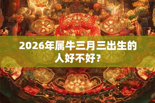 2026年属牛三月三出生的人好不好? 2026年属牛三月三出生的人好不好?