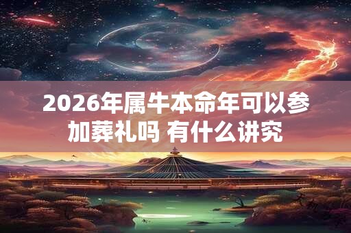 2026年属牛本命年可以参加葬礼吗 有什么讲究 2026年属牛本命年可以参加葬礼吗 有什么讲究