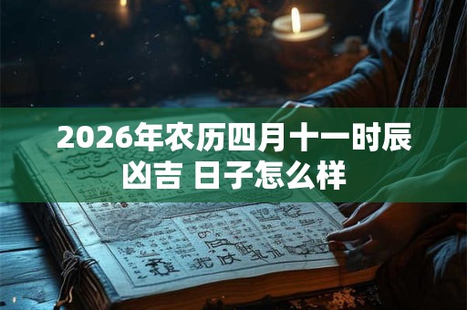 2026年农历四月十一时辰凶吉 日子怎么样