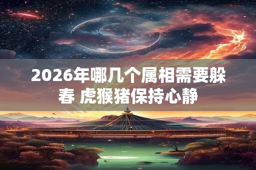 2026年哪几个属相需要躲春 虎猴猪保持心静