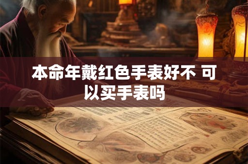 本命年戴红色手表好不 可以买手表吗 本命年戴红色手表好不 可以买手表吗