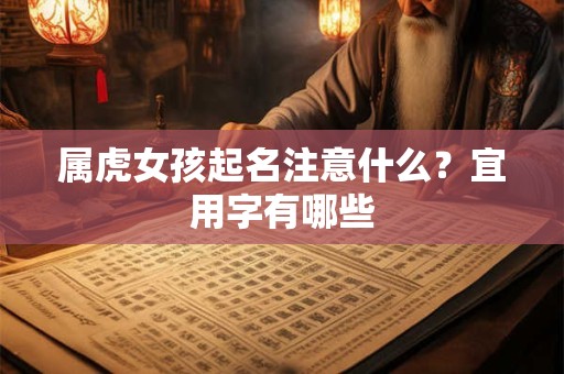 属虎女孩起名注意什么？宜用字有哪些