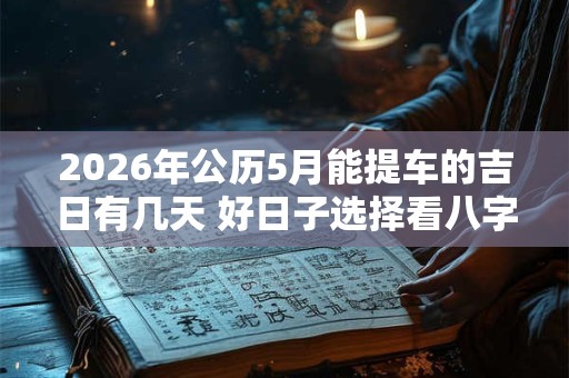 2026年公历5月能提车的吉日有几天 好日子选择看八字