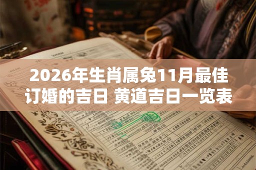 2026年生肖属兔11月最佳订婚的吉日 黄道吉日一览表 2026年生肖属兔11月最佳订婚的吉日 黄道吉日一览表