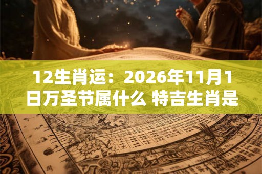 12生肖运：2026年11月1日万圣节属什么 特吉生肖是哪几个
