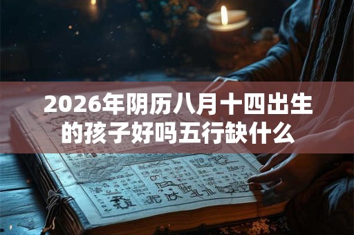 2026年阴历八月十四出生的孩子好吗五行缺什么