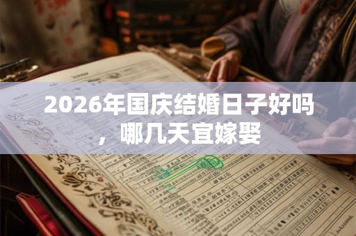 2026年国庆结婚日子好吗，哪几天宜嫁娶