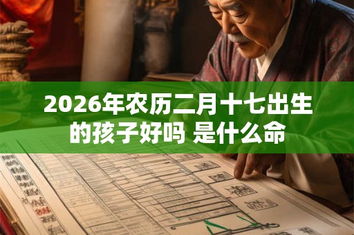 2026年农历二月十七出生的孩子好吗 是什么命 2026年农历二月十七出生的孩子好吗 是什么命