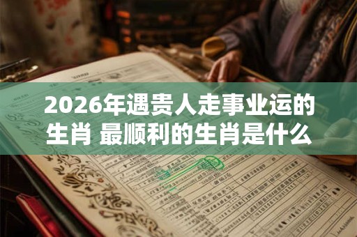 2026年遇贵人走事业运的生肖 最顺利的生肖是什么 2026年遇贵人走事业运的生肖 最顺利的生肖是什么