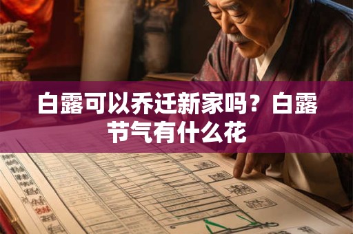白露可以乔迁新家吗?白露节气有什么花 白露可以乔迁新家吗?白露节气有什么花
