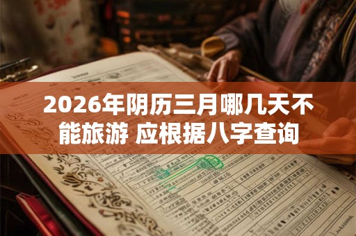 2026年阴历三月哪几天不能旅游 应根据八字查询 2026年阴历三月哪几天不能旅游 应根据八字查询