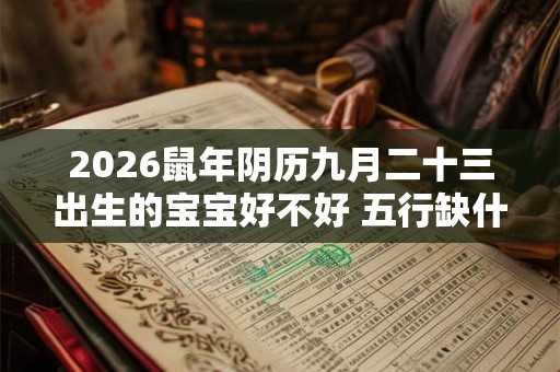 2026鼠年阴历九月二十三出生的宝宝好不好 五行缺什么