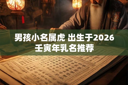 男孩小名属虎 出生于2026壬寅年乳名推荐 男孩小名属虎 出生于2026壬寅年乳名推荐